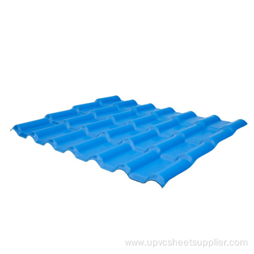 Synthetic Resin Roof Tile Sheet Blue Weather Resistance